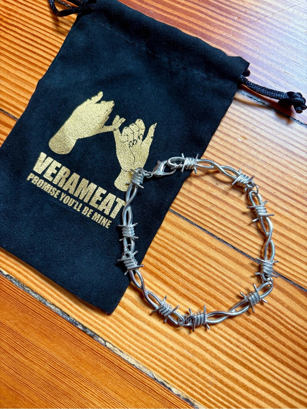 VERAMEAT Stainless Steel Barbed Wire Bracelet